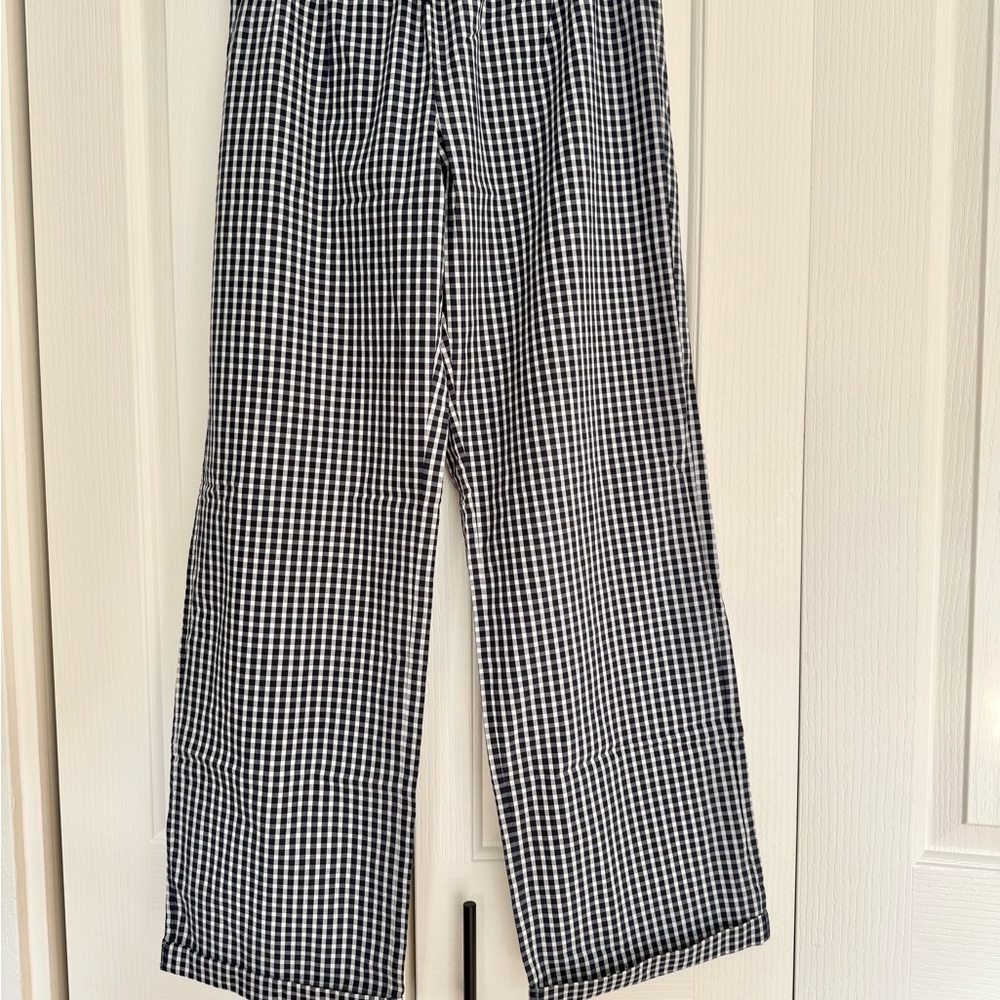 NWT Gilly Hicks Navy Checker Pajama Pants M